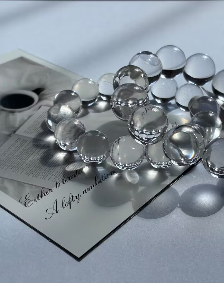 AA級ホワイトクリスタルブレスレット