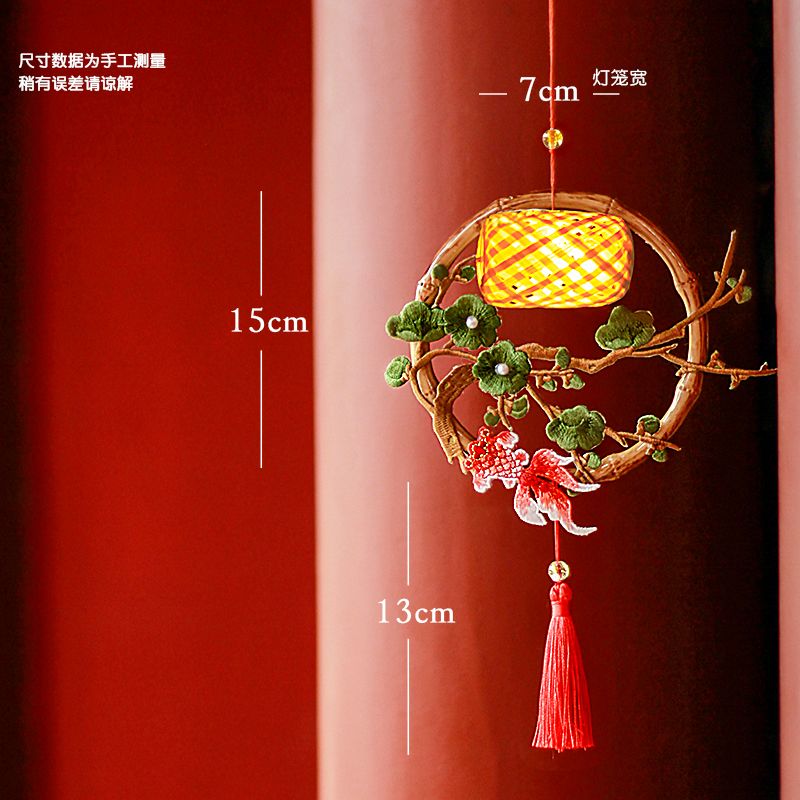 「縁側の春灯」花鳥灯籠飾り